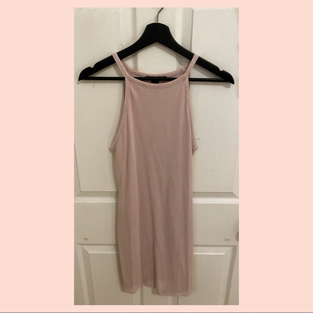 Purple bodycon dress